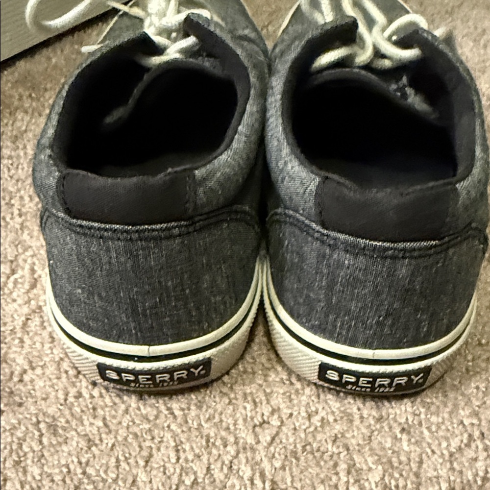 Sperry Gray Canvas Sneakers - Picture 6 of 7